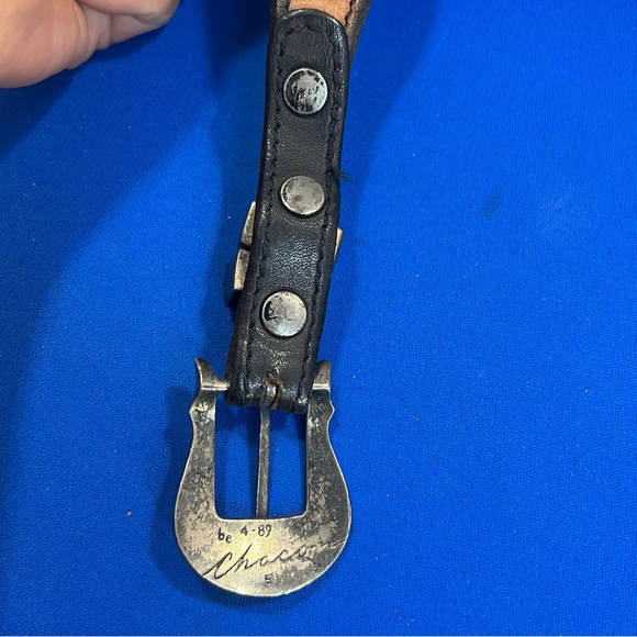 vintage Chacon sterling silver belt buckle 40” - Picture 4 of 11